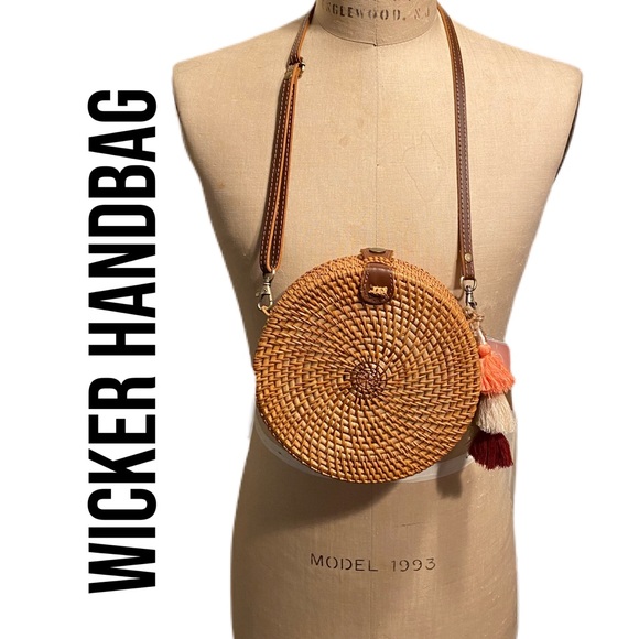 Handbags - WICKER HANDBAG